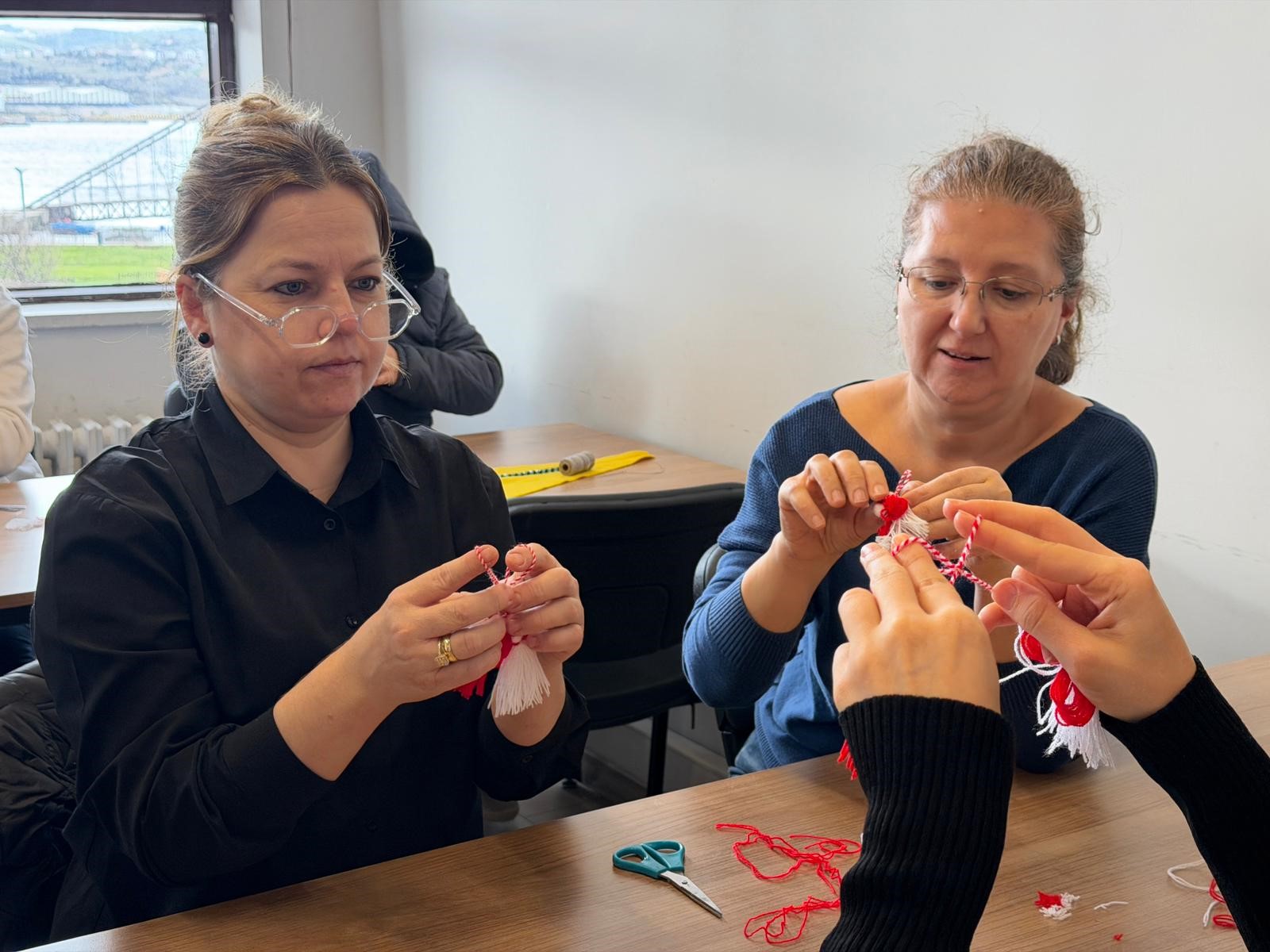 Kursiyerlerin el emeği