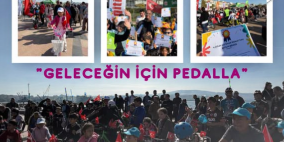 Gülen Çocuklar Pedal Çevirerek Neşeyi Yaymaya Devam Ediyor!