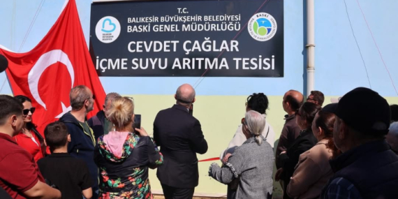 Avşa Adası’nda Deniz Suyu Arıtma Tesisine Cevdet Çağlar’ın İsmi Verildi