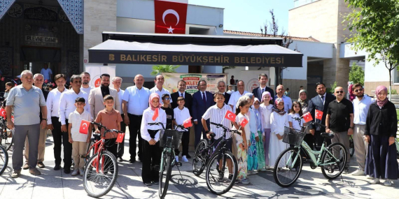 Gönen’de Gençlere Bisiklet Dağıtımı: Diyanet Koordinatörlüğü Öncülüğünde