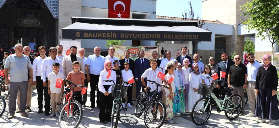 Gönen’de Gençlere Bisiklet Dağıtımı: Diyanet Koordinatörlüğü Öncülüğünde
