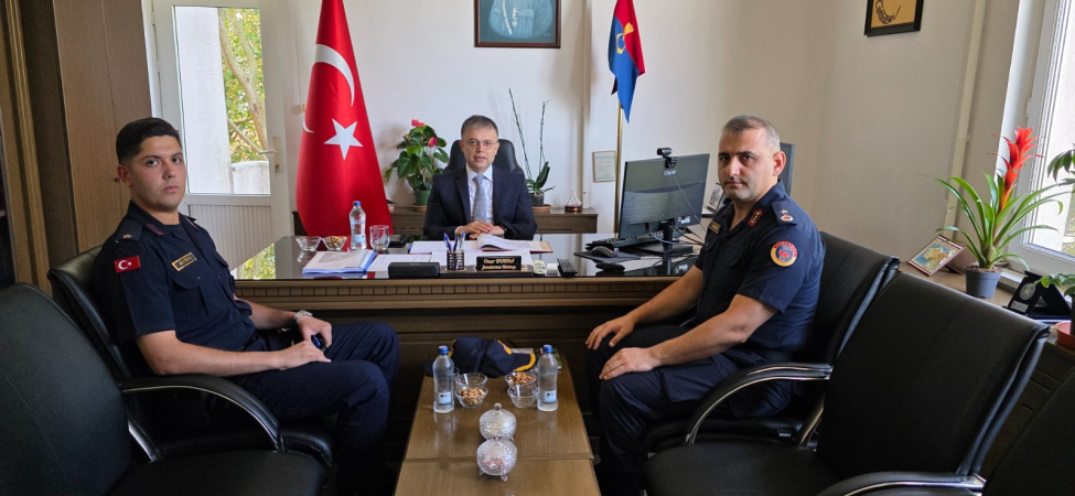 Kaymakam Öztürk’ten İlçe Jandarma Komutanlığı’na önemli ziyaret
