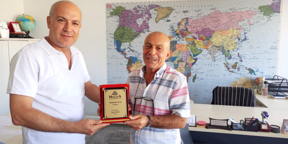 Meslekte 40. yılını Dolduran Gümrük Müşaviri Yaşar İlaslan’a Tebrik