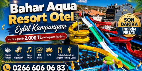 Bahar Aqua Resort Avşa Adası’nda Aquaparklı Tatilin Adresi